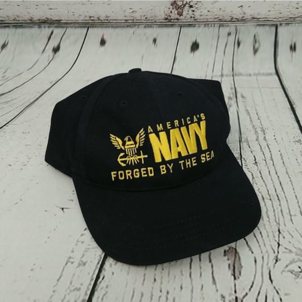 America's Navy Forged By The Sea Ball Cap Hat